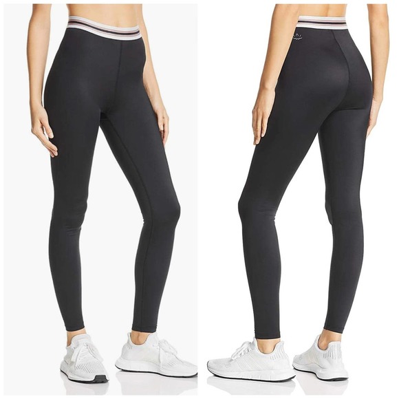Beyond Yoga Women's Compression Lux Leggings Sz S One More Stripe High Waist - Picture 1 of 8